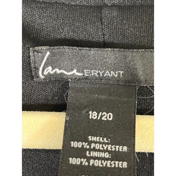 Lane Bryant Dress 18 Black Maxi Floral Tropical Fairy Whimsical 80s Y2K Grunge - Picture 2 of 15